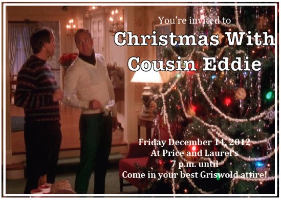 Christmas With Cousin Eddie Invitation