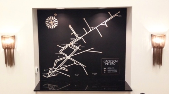 Jackson Metro Map at Arco Avenue // THE HIVE